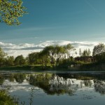 Пруд в усадьбе Знаменка