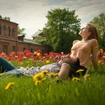 Lovestory в яблоневом саду