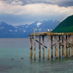 Старый причал во фьорде