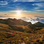 Закат солнца над Бали